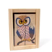 Animal Cube Puzzle Natural Background 6 Pcs (Atelier Fischer)