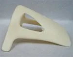 BH Lightweight Polymer Racing Saddle Tree - White 3.5oz