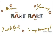 BARK BARK Dog Placemat