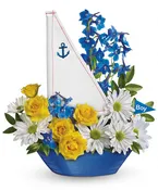 Ahoy, It's A Boy Bouquet