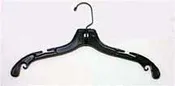 17 in Standard Duty Black Clothes Hanger. 100 Hangers/Package.
