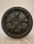10-Inch Front Wheel Replacement for Red 6V Ford Mustang GT Ride-On Vehicle