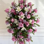 Lavender Reflexed Standing Spray