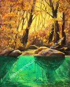 Adam's Green Stream Dream (2018) NERC Print by Mike Wellins
