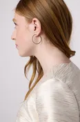 Crystal Hoop Earring in Gold