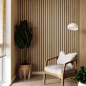 AFD White Oak Extra Wide Acoustic Slat Panels
