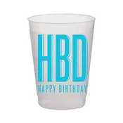 16 oz. Frost Flex Cup - HBD Happy Birthday