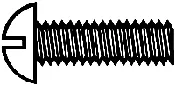 0-80 Brass Round Head Machine Screws -- 1/2 x .060" 1.27 x .15cm pkg(10)
