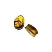 1" Chiapas Amber Teardrops — KOLO BODY ARTS