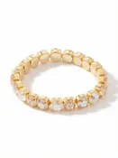 7 inch Sienna Stretch Bracelet - Golden Goddess