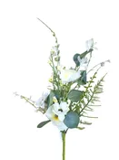 18" Wrinkle Poppy w/ Mixed Leaves Spray