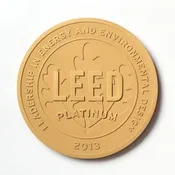 Brushed Aluminum Plaque - Gold Anodized