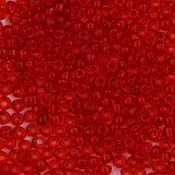 10SV245-7: Antique Venetian 10/0 Seed Bead Transparent Red #7 - 10 Grams