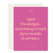 Adult Friendships Greeting Card