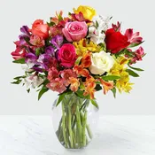 Smiles & Sunshine with Glass Ginger Vase
