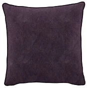 24x24 Pillow Cover: Amethyst Corded Velvet CSTM