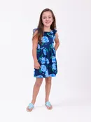 Amelia Dress in Hydrangea Walk in Regatta