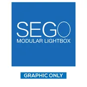 3.3 x 3.3ft SEGO Modular Lightbox Display – Single-Sided Graphic Only