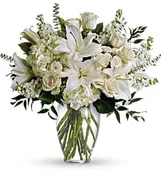All White Floral Arrangement | Talk ta Me Floral