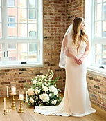 Altar Floral Arrangement White & Cream