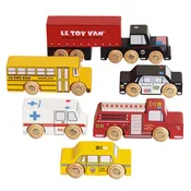 American Wooden Car Set