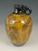 Amber Bottle with Black Cohosh — Suzanne Crane Fine Stoneware