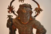 Chinese Wooden Carved  Warrior