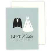 Best Wishes Wedding Greeting Card - Echo Park