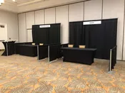 Trade Show- Black Banjo Pipe &amp;amp; Drape