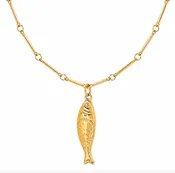Adoni Fish Pendant Necklace