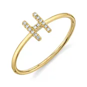 0.05Ct Diamond Ring - Initial H