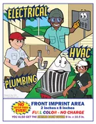 HVAC Plumbing Electric 36 page Imprint Coloring Book