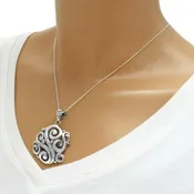 0019 Scroll Pendant only