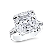 Asscher Cut 11.0 Ct. 14K Ring