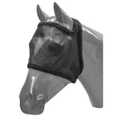 Showman Fleece-Trim Mesh Fly Mask for Horses