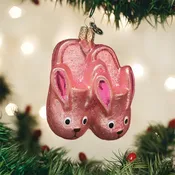 Bunny Slippers Ornament