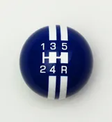 5 Speed Shift Knob with Speed Stripes with 1/2 " x 20 Threads.