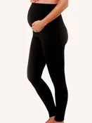 Maternity Bump and Back Support Leggings - Built-In Belly Band