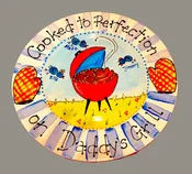 Grilling Daddy Plate Custom Finish