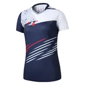 New Style Badminton Tennis Shirts Women Custom Table 3D Print Quick Dry Running Short Sleeve Polyester Yoga Training Gym Tee