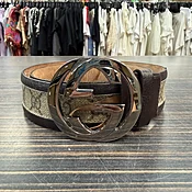 Used Gucci Mens Belt 30W 60129-S000553082