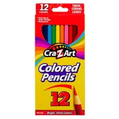Cra-Z-Art Colored Pencils – 12 Count Pre-Sharpened Set, Real Wood, Bright Colors, Non-Toxic for Kids & School