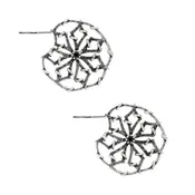 DESERT FLOWER HOOPS, 1.25"