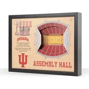 Indiana Hoosiers 25-Layer Stadiumview Wall Art Basketball