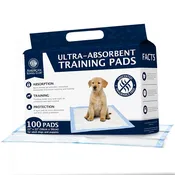 Wholesale AKC Puppy Training Pads, 22" x 22", Unscented, 100 Count