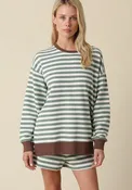 Averil Striped Lounge Shorts