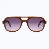 Jaxy Eyewear - Captain - Vintage Polarized Tinted Lens Aviator Sunglasses