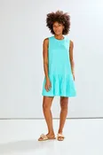 The Angelique Dress in Aqua
