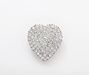 American 14kt Gold Heart Brooch