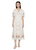 ASTRID EMBROIDERY MIDI DRESS